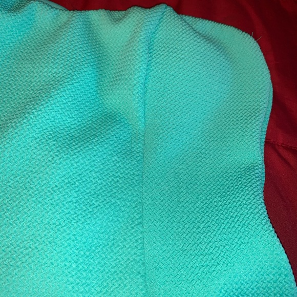Mint Green Strapless Dress - Picture 3 of 3